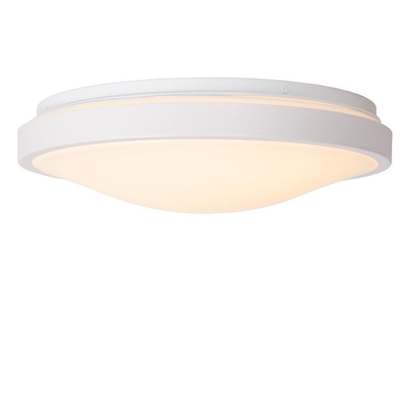 Lucide DASHER - Zapustené stropné svietidlo Kúpeľňa - Ø 34,8 cm - LED - 1x18W 2700K - IP44 - Biela